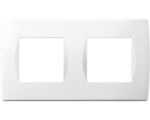 Ramă aparataje TEM Soft 2x2 module, alb buc