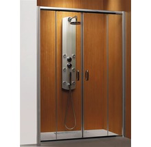 Ușă duș glisantă pentru nișă Radaway Premium Plus DWD, 150x190 cm, sticlă securizată transparentă, profil crom-thumb-0