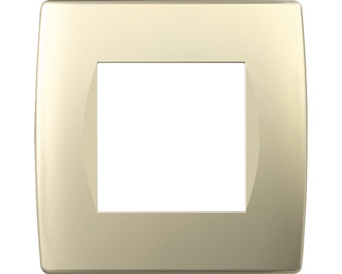 Ramă aparataje TEM Soft 2 module, auriu