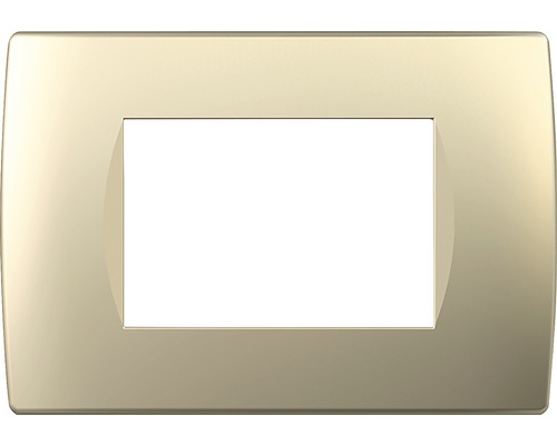 Ramă aparataje TEM Soft 3 module, auriu