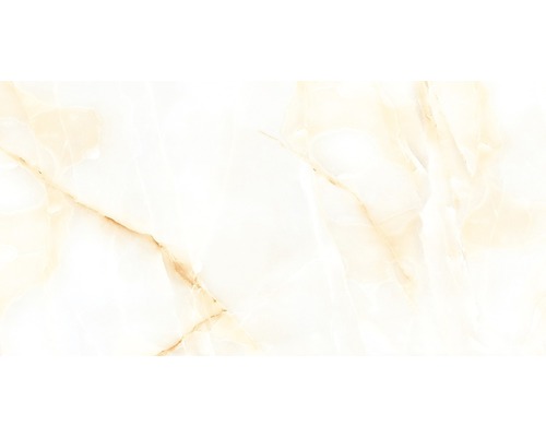 Gresie interior porțelanată glazurată Arabescato Beige rectificată 60x120 cm