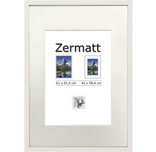 Ramă foto lemn Zermatt albă 61x91,5 cm-thumb-0