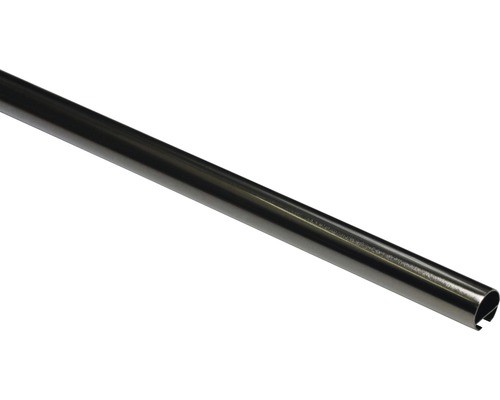 Profil culisare Chicago Ø 20 mm titan 200 cm Bară metalică pentru perdea cu canelură