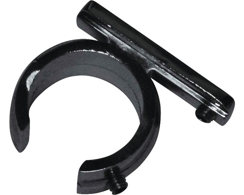 Adaptor inel consolă universală Chicago negru Ø 20 mm, set 2 buc.