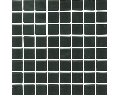 Mozaic piscină sticlă XCM 8050 negru 30,2x32,7 cm