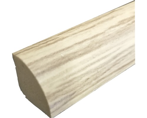 Profil PVC sfert de cerc 2500x14x14 mm stejar Profil sfert de cerc din lemn pentru design interior