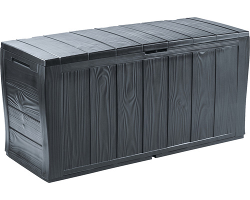 Cutie de depozitare cu aspect de lemn pentru exterior