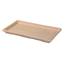 Farfurie ghiveci alungită Spang Antiqua, 42 x 19 cm, maro
