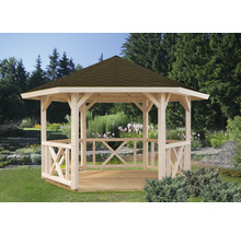 Foișor lemn Palmako Betty 337x337 cm natur-thumb-1 Foișor lemn Palmako Betty 337x337 cm natur-thumb-1