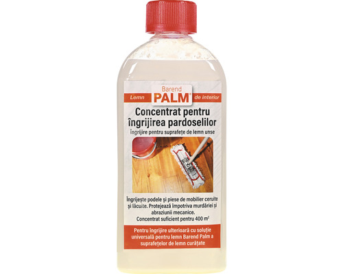 Soluție îngrijire pentru podea Barend Palm 250 ml Barend Palm Concentrat pentru îngrijirea lemnului de interior într-o sticlă