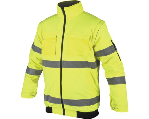 Jachetă de semnalizare Ardon Howard Reflex din poliester galben reflectorizant, mărime L