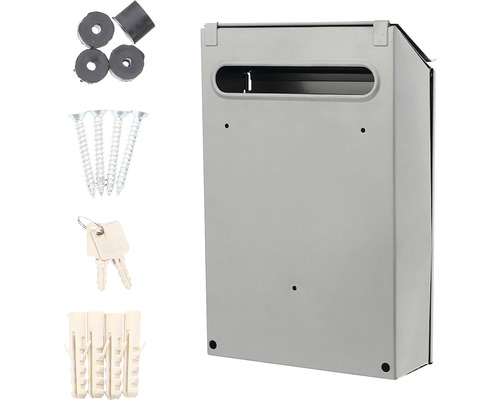 Cutie poștală cu material de montaj și chei