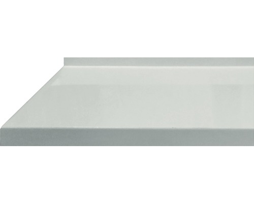 Glaf exterior metalic Bravo alb 17,5x150 cm
