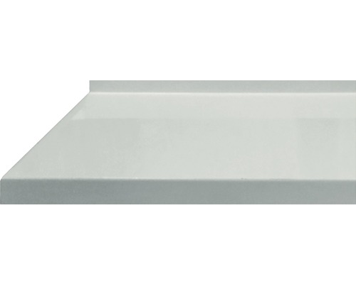 Glaf Bravo metalic exterior alb 17,5x150 cm 0,6 mm Blat de bucătărie