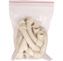 Sac cu coturi de țeavă din plastic și mufe