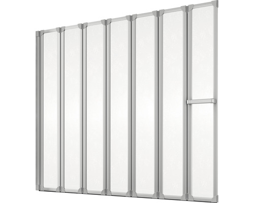 Paravan de duș cu ușă pliantă din sticlă și aluminiu