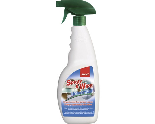 Soluție curățat universală antigrăsime fără clătire Sano Spray&Wipe Trigger 750ml