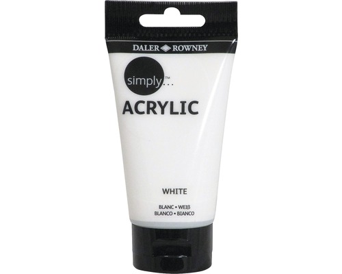 Culoare acrilică Simply alb 250 ml