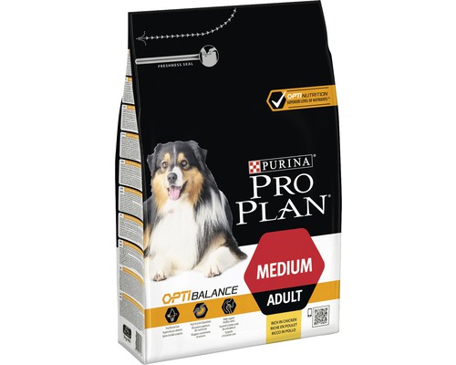 Hrană uscată pentru câini PURINA Pro Plan Medium Adult cu pui 3 kg