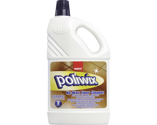 Soluție curățat pardoseli ceramice Sano Poliwix Ceramic 2L Butelie Poliwiх No-Wax detergent pentru pardoseli pentru ceramică, doi litri