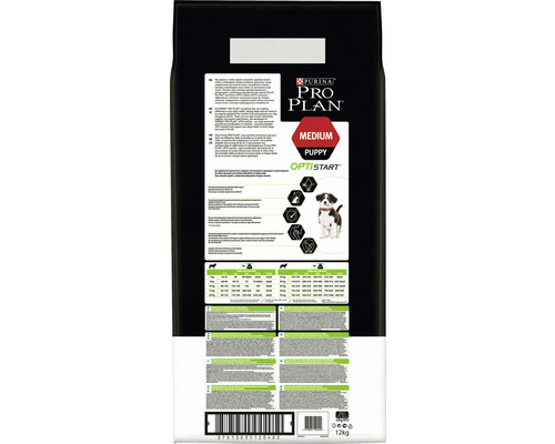 PURINA PRO PLAN Medium Puppy OPTISTART hrană uscată pentru căței, 12kg