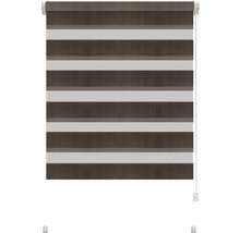 Rulou textil zebră maro 68x215 cm-thumb-0
