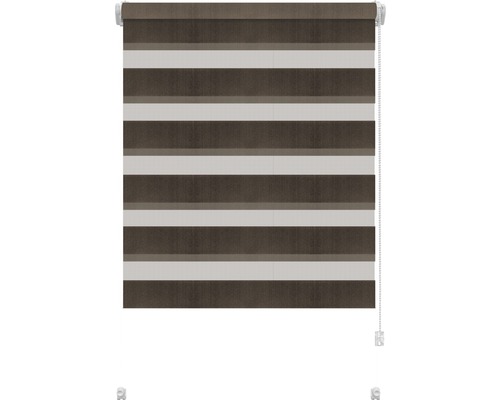 Rulou textil zebră maro 68x215 cm-0