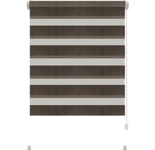 Rulou textil zebră maro 80x150 cm-thumb-0