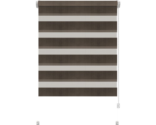 Rulou textil zebră maro 80x150 cm-0