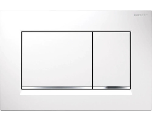 Clapetă de acționare Geberit Sigma 20 alb/crom