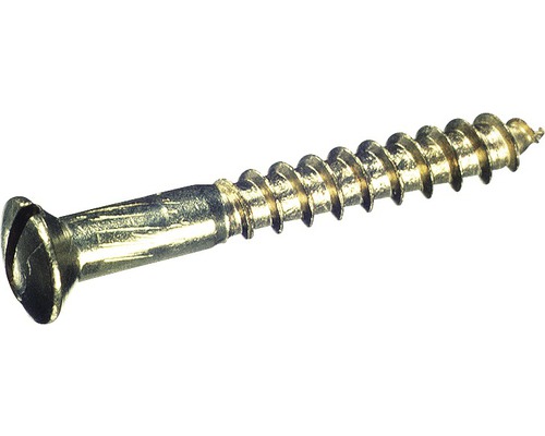 Holșuruburi cu cap semibombat drept Dresselhaus 4x40 mm DIN95 alamă cromată, 200 bucăți