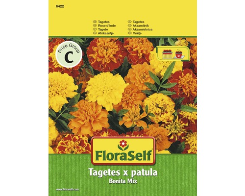 FloraSelf semințe de flori mix crăițe Bonita "Tagetes x pactula"-0