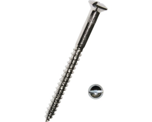Șuruburi pentru lemn cu cap semibombat drept Dresselhaus 3x40 mm DIN95 oțel zincat, 200 bucăți Şurub pentru lemn cu crestătură