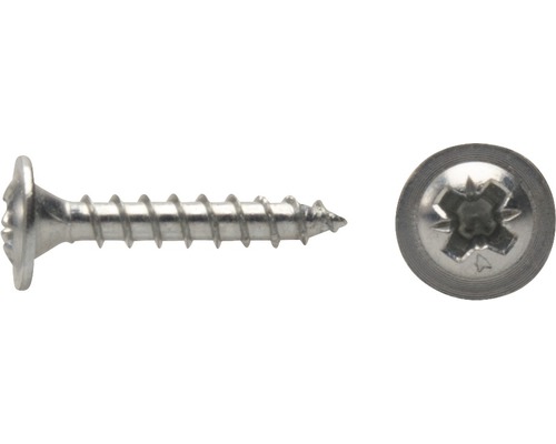 Șuruburi pentru lemn cu cap semibombat cruce Dresselhaus 3,5x30 mm oțel zincat, 100 bucăți Șuruburi pentru lemn cu cap semibombat cruce Dresselhaus 3,5x30 mm oțel zincat, 100 bucăți