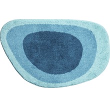 Covor de baie albastru cu gradient de culoare