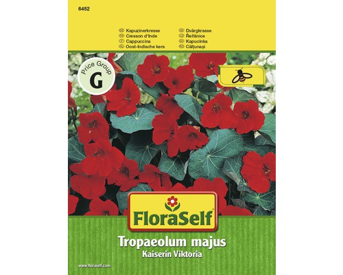 FloraSelf semințe de conduraș Împărăteasa Victoria "Tropaeolum majus"-0
