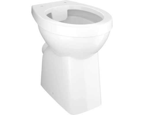 Vas WC pe pardoseală înălțat form & style Amari hibrid, evacuare orizontală, alb
