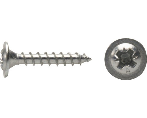Șuruburi pentru lemn cu cap semibombat cruce Dresselhaus 3x30 mm oțel zincat, 100 bucăți Șuruburi pentru lemn cu cap semibombat cruce Dresselhaus 3x30 mm oțel zincat, 100 bucăți