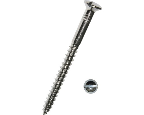 Șuruburi pentru lemn cu cap semibombat drept Dresselhaus 3,5x16 mm DIN95 oțel zincat, 200 bucăți Șurub pentru lemn cu fantă și cap înecat