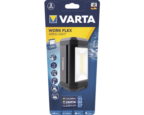 Varta Work Flex Area Light în blister