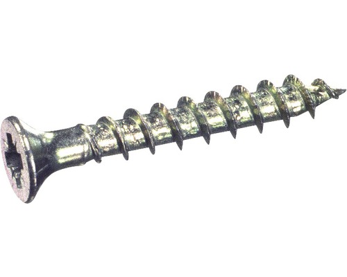 Șuruburi pentru lemn cu cap înecat cruce Dresselhaus 3x20 mm oțel zincat, 25 bucăți Un singur șurub cu cap lenticular și cruce