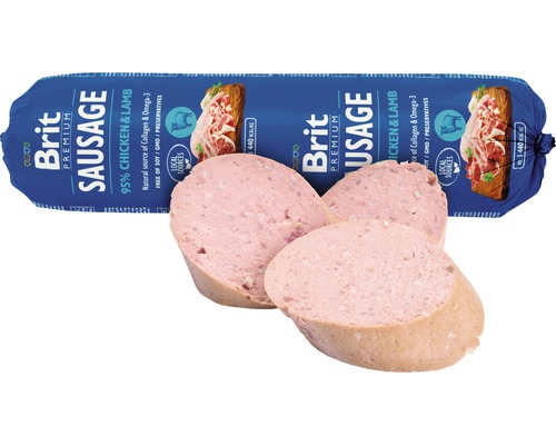 Cârnat Brit Premium cu pui și miel