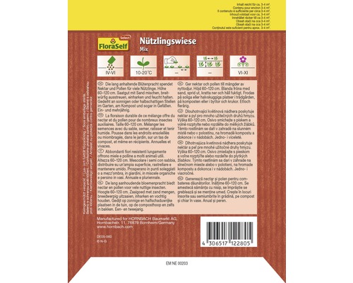 Pachet de semințe FloraSelf Nützlingswiese Mix