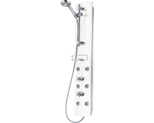 Panel duş Schulte cu termostat D9671 04 aluminiu alb