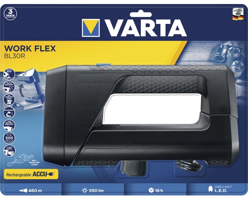 Varta Work Flex BL30R lampă de lucru reîncărcabilă