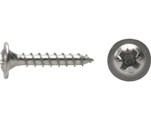 Șuruburi pentru lemn cu cap semibombat cruce Dresselhaus 4,5x20 mm oțel zincat, 100 bucăți Șuruburi pentru lemn cu cap semibombat cruce Dresselhaus 4,5x20 mm oțel zincat, 100 bucăți