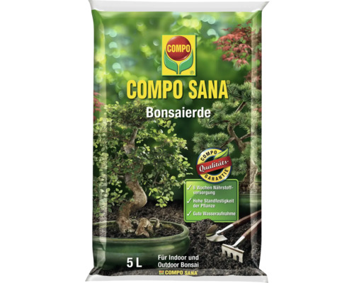 Pământ pentru bonsai Compo Sana 5 l Pământ pentru bonsai Compo Sana 5 l