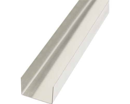 Profil aluminiu tip U Alberts 20x29x20x0,5 mm, lungime 1m Profil U din metal