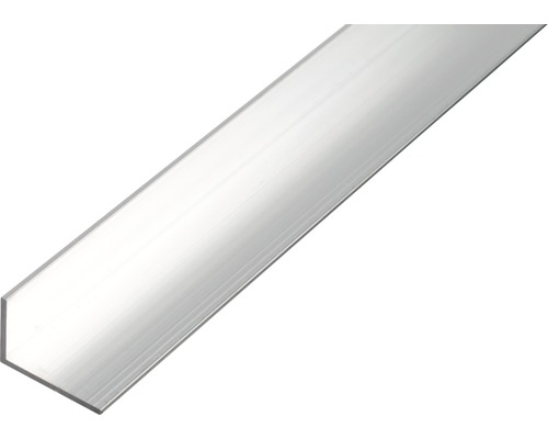 Cornier aluminiu Alberts 50x20x2 mm, lungime 2,6m Profil unghiular din aluminiu