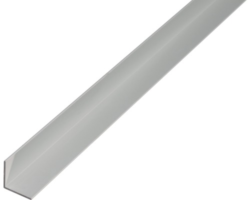 Cornier aluminiu Alberts 40x40x2 mm, lungime 2,6m Profil unghiular din plastic